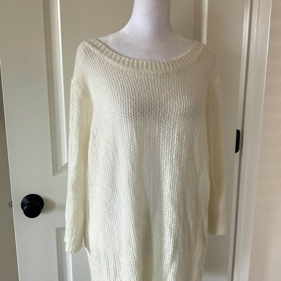 LC Lauren Conrad XL sweater off white - Picture 4 of 10